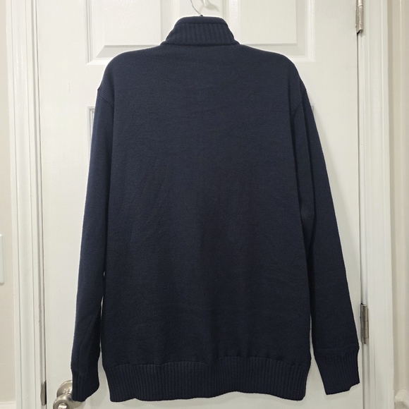 Orvis Ultimate Foul-Weather Shooting Full-Zip Sweater Navy Blue Size L - Picture 16 of 16